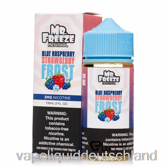 Blue Razz Strawberry Frost - Mr Freeze - 100 Ml 6 Mg Vape Deutschland